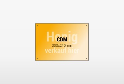 300x210mm PVC Schilder für den Honigverkauf