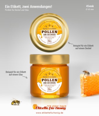 Etikette für Pollen - 45mm-emk-33