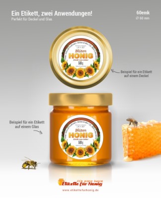 Honigetiketten 60mm - emk-66