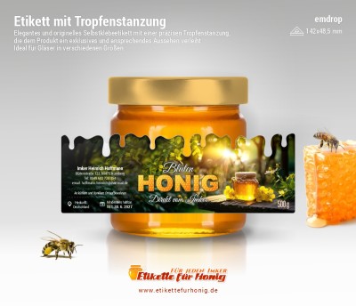 Honigetiketten emdrop - 19