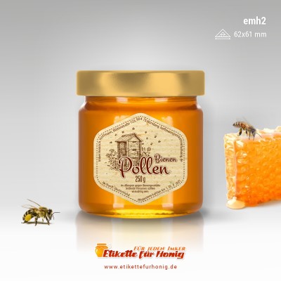 Etikette für Pollen - emh2-53