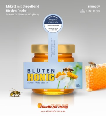Honigetiketten - emmppv-24