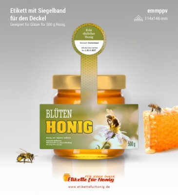 Honigetiketten - emmppv-30