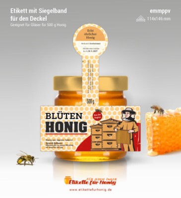 Honigetiketten - emmppv-43