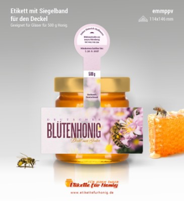 Honigetiketten - emmppv-55