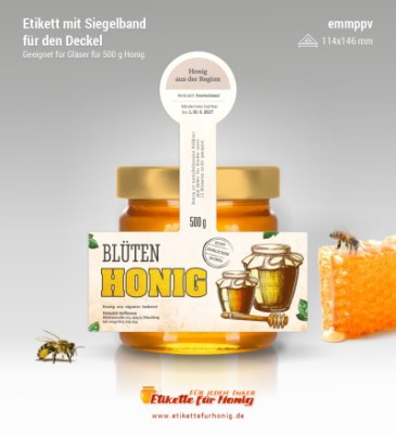 Honigetiketten - emmppv-60