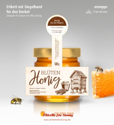 Honigetiketten - emmppv-61