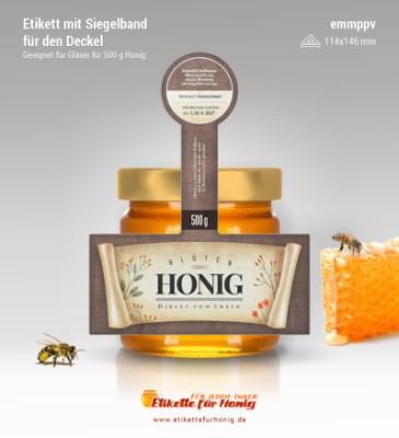 Honigetiketten - emmppv-72