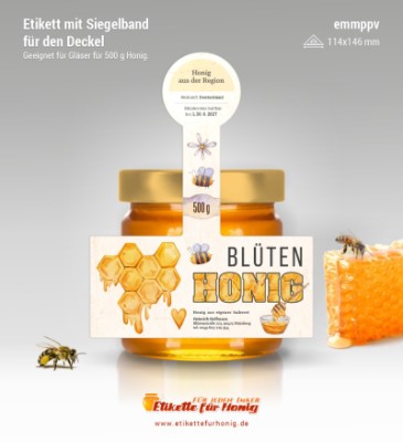 Honigetiketten - emmppv-81