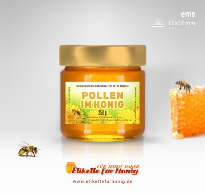 Etikette für Pollen - ems-25