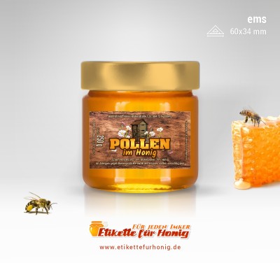 Etikette für Pollen - ems-26