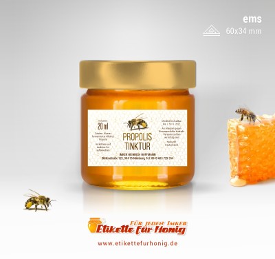 Etikette für Propolis - ems-29