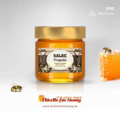 Etikette für Propolis - ems-35